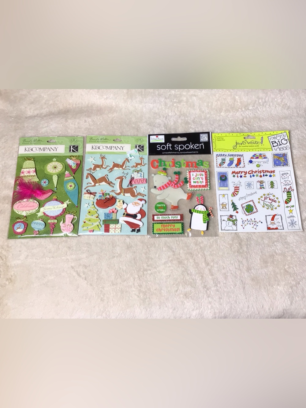 Assorted Christmas Sticker Packs